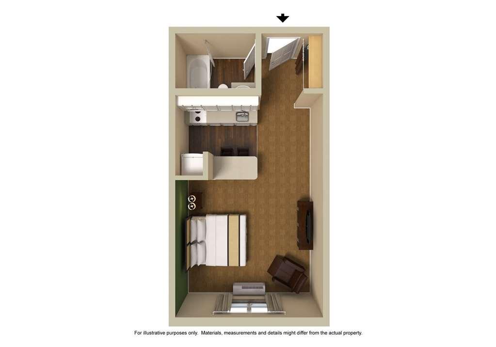 Extended Stay America Select Suites - Chicago - Hanover Park Habitación foto